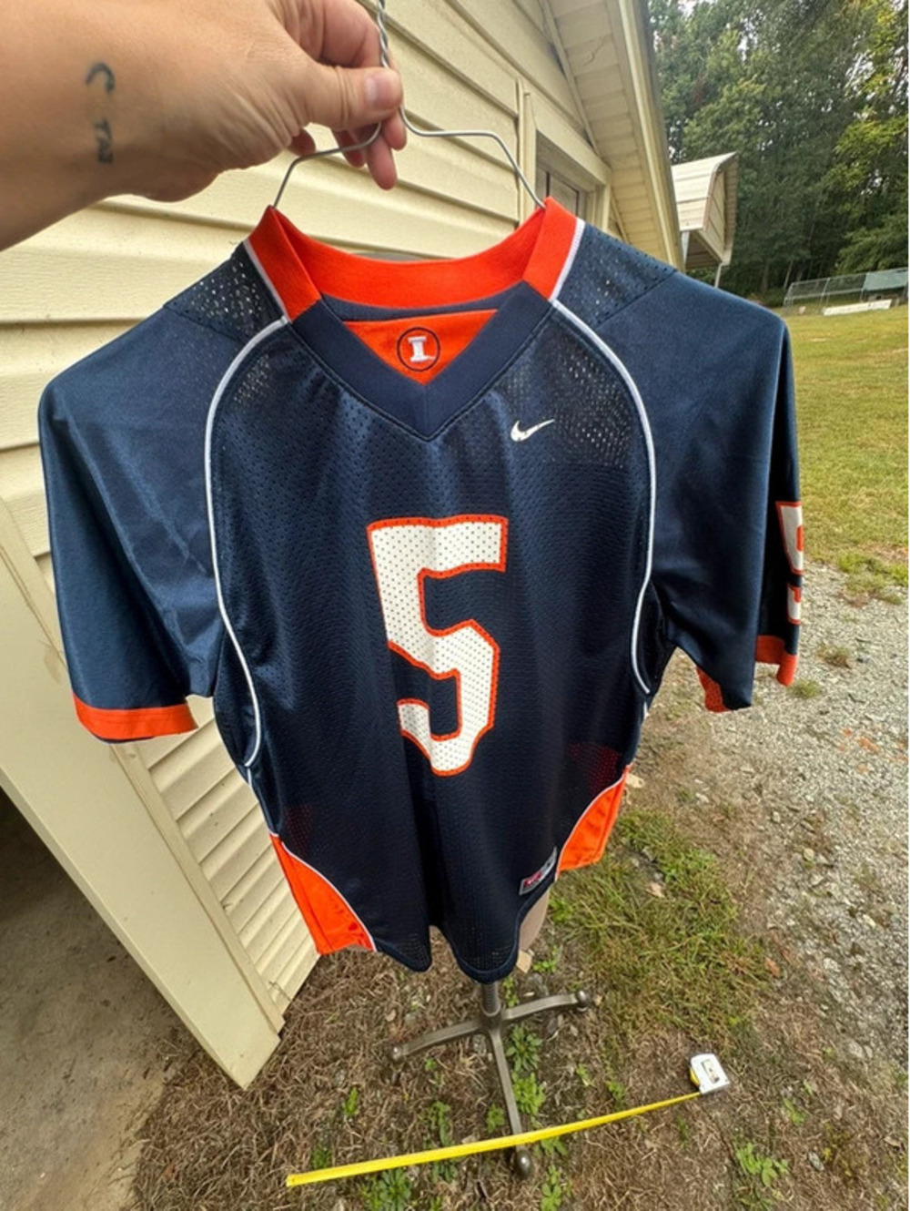 Youth Large University Illinois Football Jersey